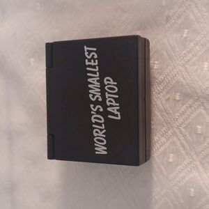 Vintage 1996 "World's Smallest Laptop " Fridge Magnet